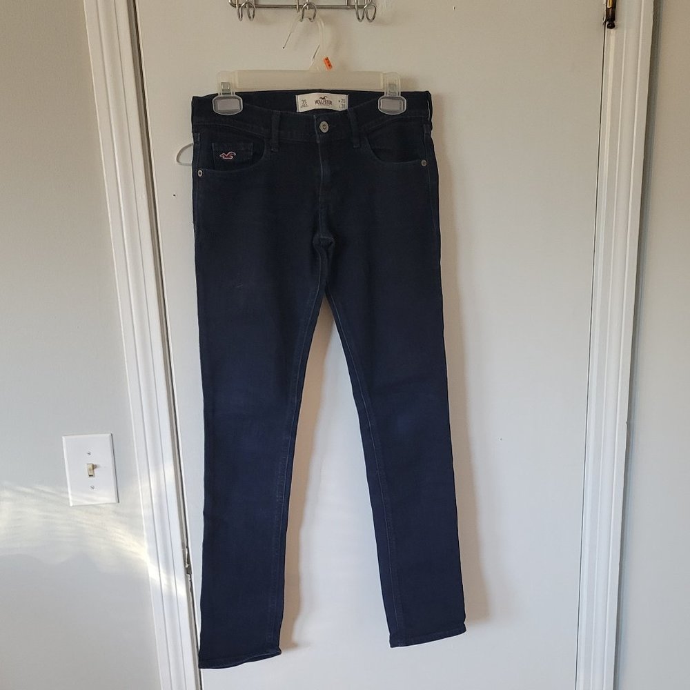 Hollister dark skinny jeans